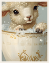 Lamb in Porcelain Snow