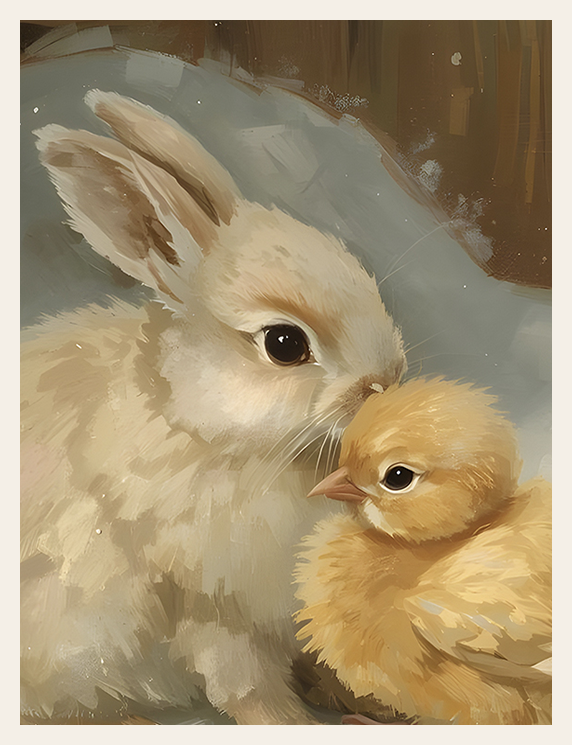 Nuzzle by the Barn Wall