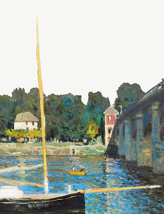 Sailboats Beneath the Stone Bridge
