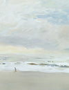 Figure and Dog on the Open Shore