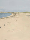 Curving Sand Along the Quiet Waterline