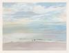Pastel Walk Along the Quiet Shore