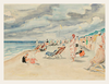 A Breezy Day Among the Striped Tents