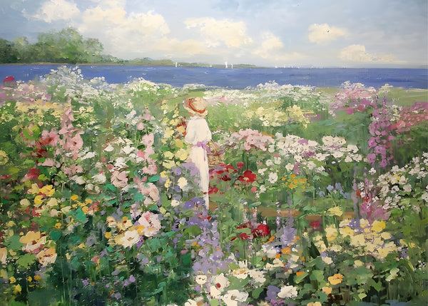 Meadow Bloom and Waterside Stillness