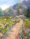 Path Through the Blooming Field