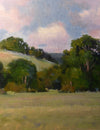 Hillside Quiet and Soft Sky
