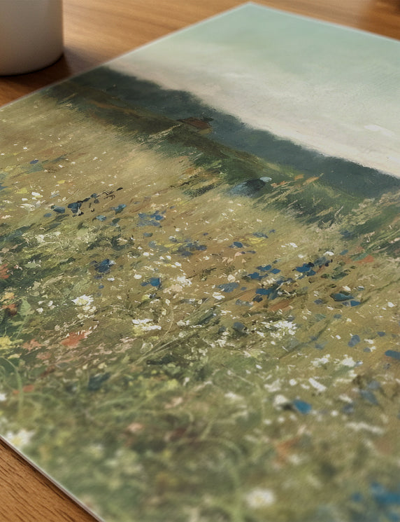 Wildflower Meadow and Soft Horizon