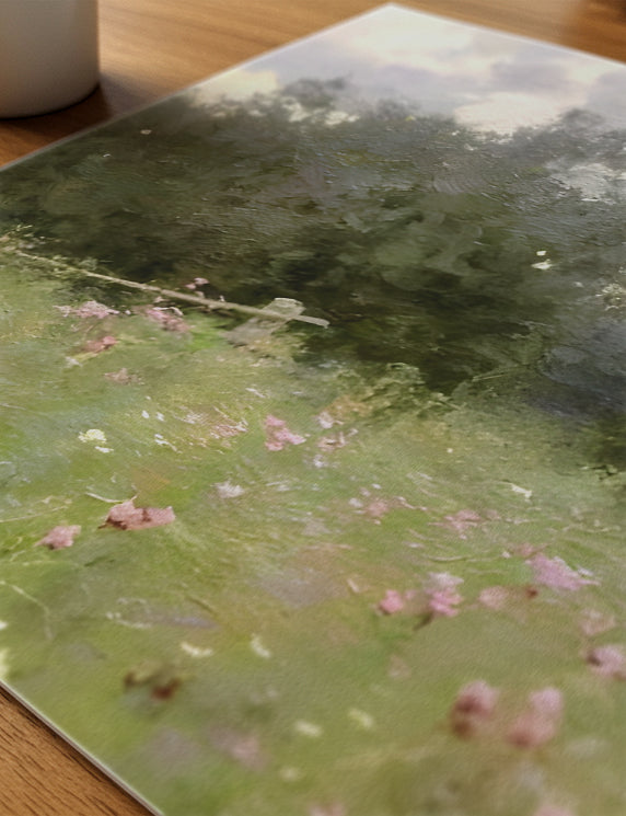 Wildflower Field and Clouded Light