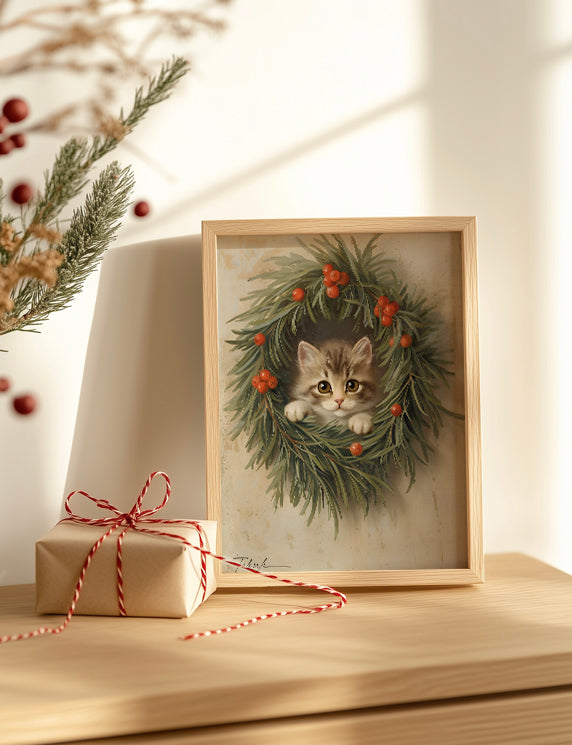Wreath Gaze and Whiskered Wonder