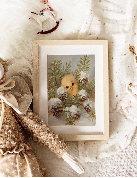 Nestled Among Pine and Snow