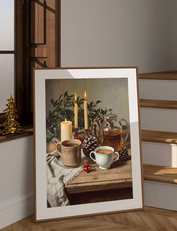 Candle Steam and Berry Stillness