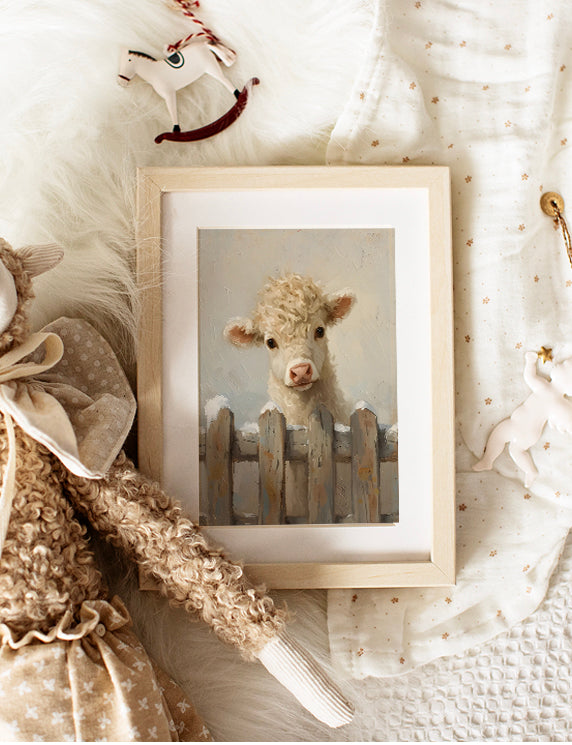 Fence Peek in Frostlight