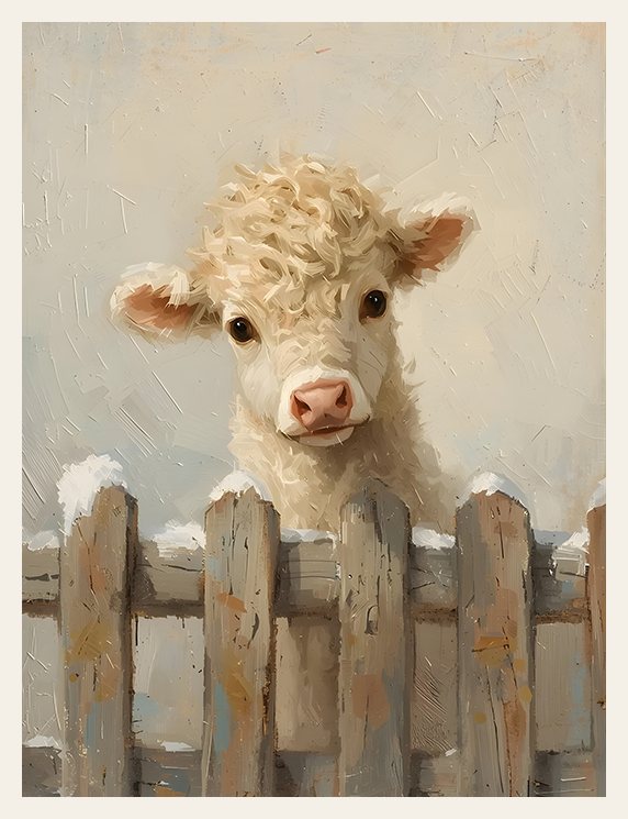 Fence Peek in Frostlight