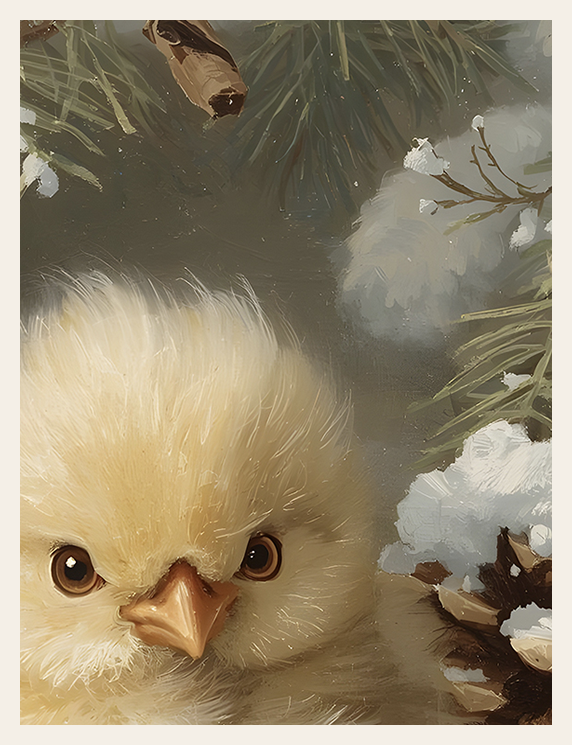 Fluff Among Frosted Pines