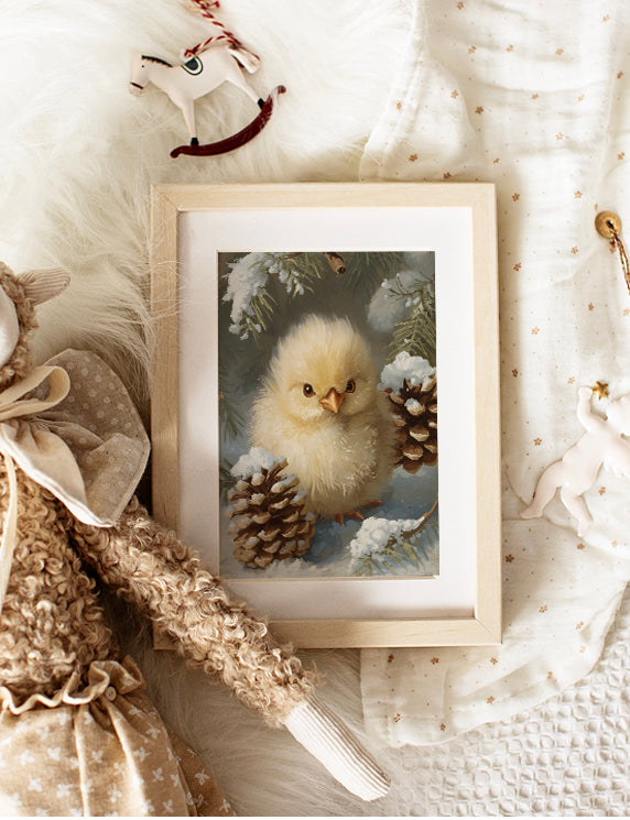 Fluff Among Frosted Pines