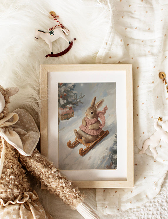 Ginger Sled and Woolen Whiskers