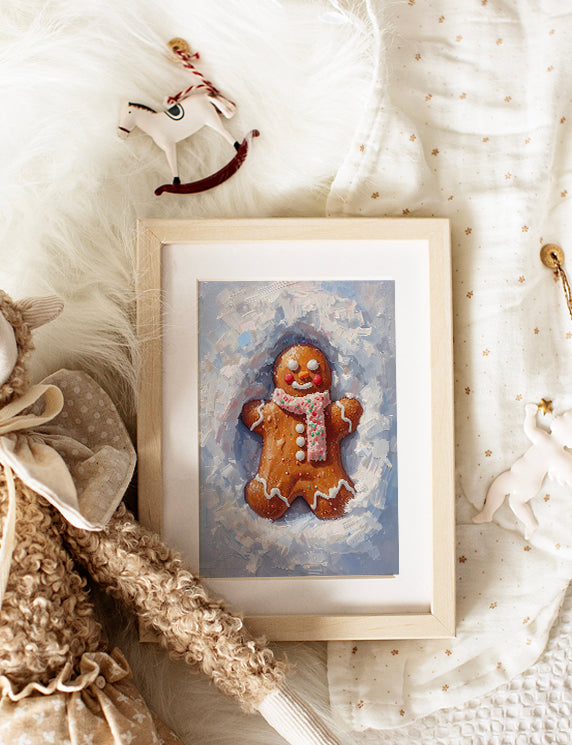 Gingerbread Snow Angel