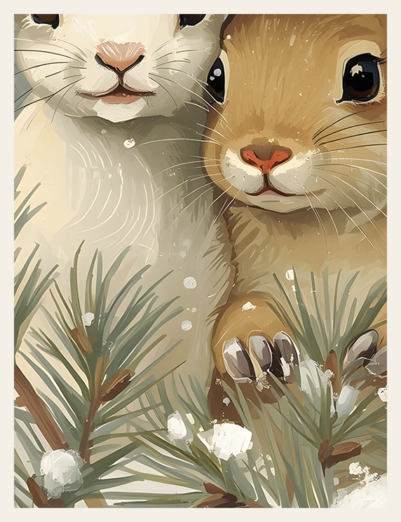 Nestled in Pine and Snow