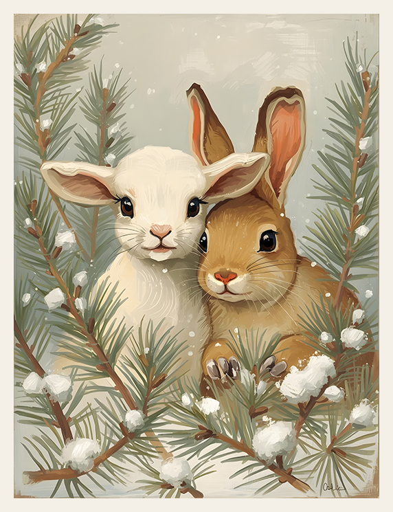 Nestled in Pine and Snow