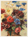 Bouquet in the Brown‑Gold Vase