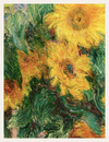 Sunflowers in the Warm Morning Light