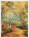 Autumn Path Beneath the Turning Trees