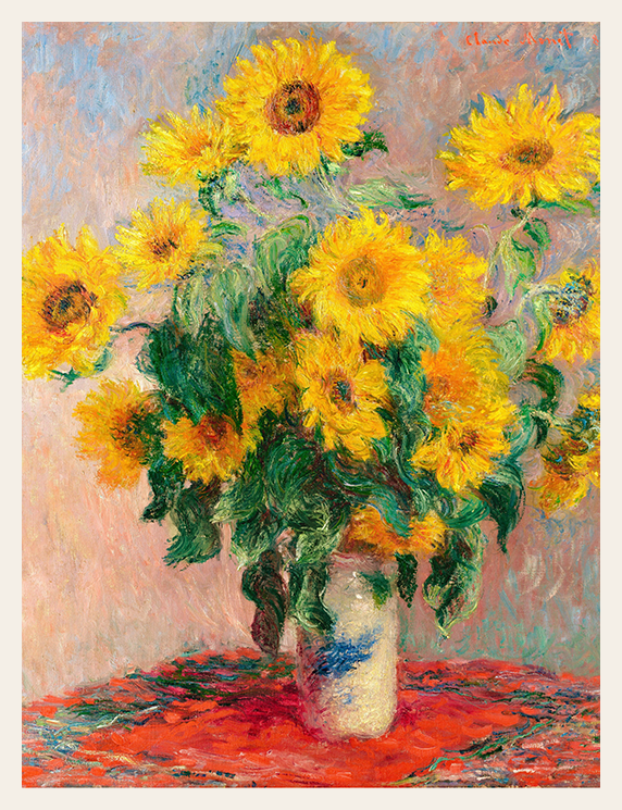 Sunflowers in the Warm Morning Light