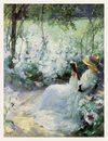 Reading Among the White Blossoms