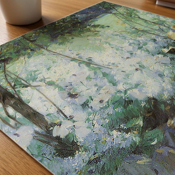 Reading Among the White Blossoms
