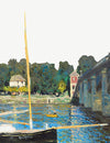 Sailboats Beneath the Stone Bridge