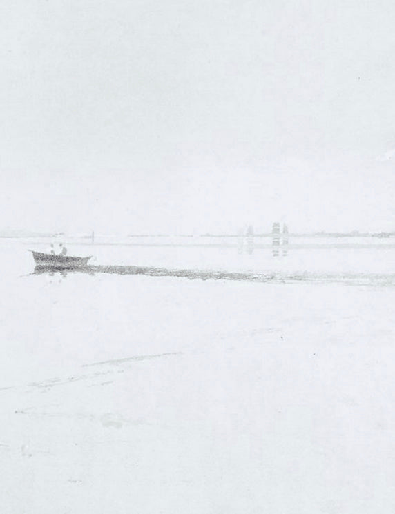 Small Boat on the Graywater Calm