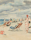 A Breezy Day Among the Striped Tents
