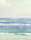 Gentle Waves Along the Pale Shore