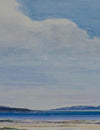 Soft Clouds Over the Quiet Shoreline