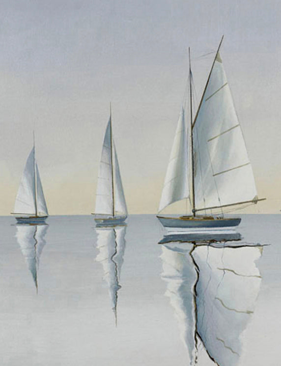 Six Sails on the Quiet Mirror