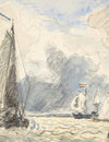 Sails Leaning Through the Wind‑Bright Sea