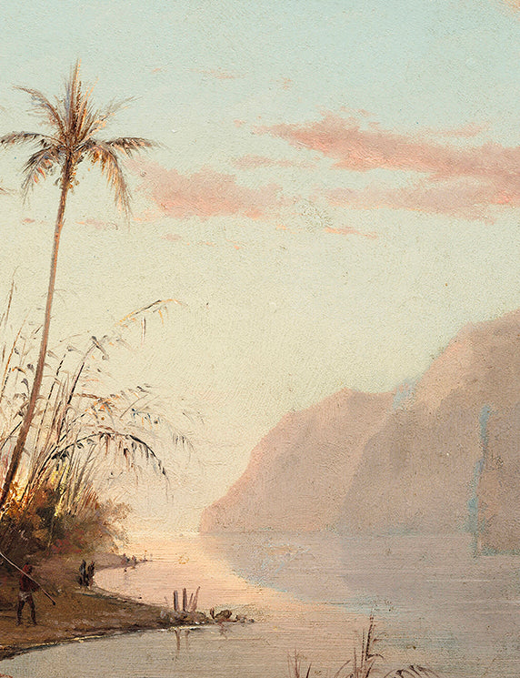 Tropical River at Dawn’s Quiet Edge