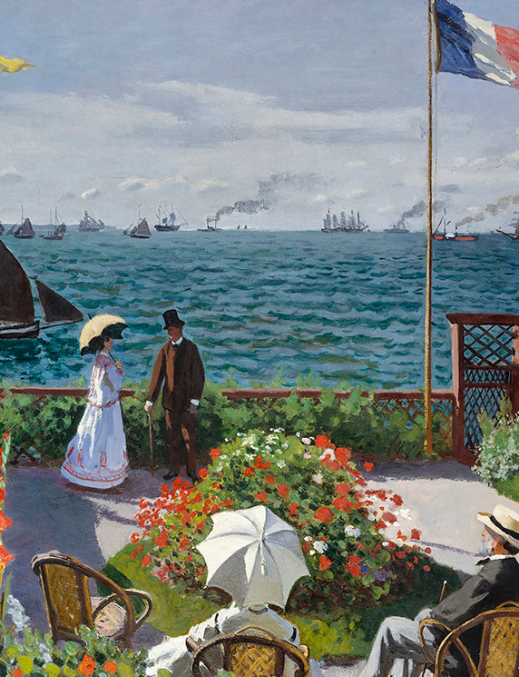 Garden Path Toward the Sunlit Sea