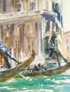 Gondolas in Soft Canal Light