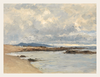 Shoreline Under the Heavy‑Cloud Sky