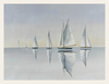 Six Sails on the Quiet Mirror