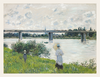 Riverside Afternoon Beneath the Railway Bridge