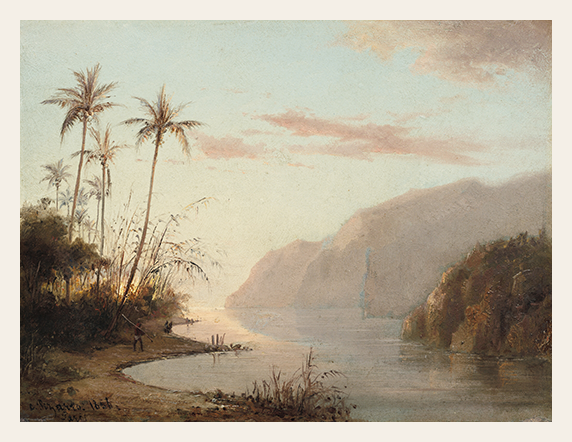 Tropical River at Dawn’s Quiet Edge