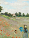 Poppy Field and Blue Parasol