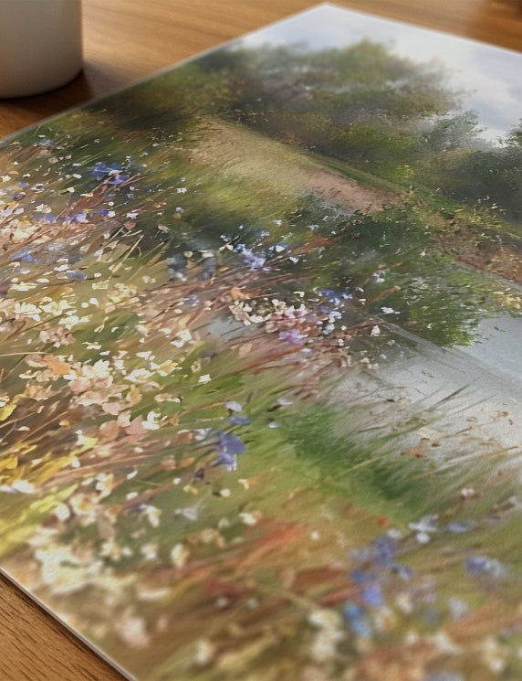 Riverside Meadow and Soft Light