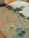 Poppy Field and Blue Parasol