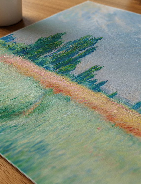 Tall Grass and Golden Horizon