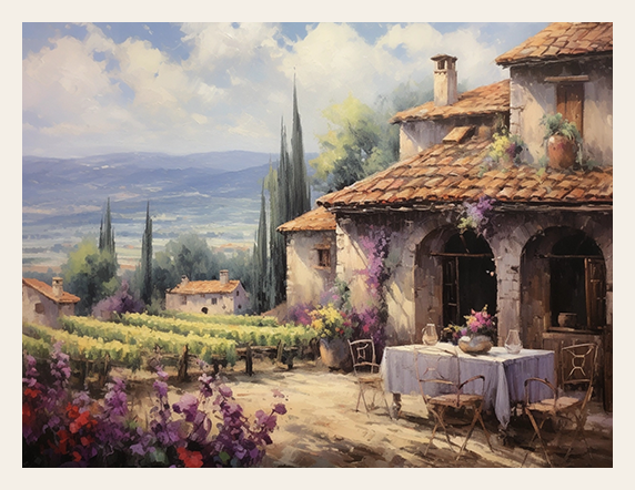 Tuscan Table and Golden Hills