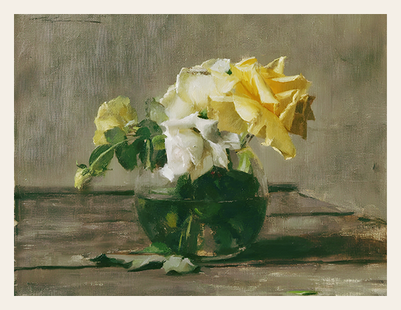 Roses in Gentle Light