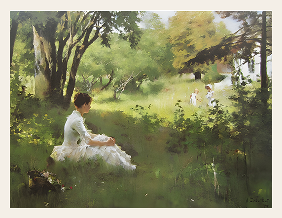 Meadow Rest and Sunlit Wanderers